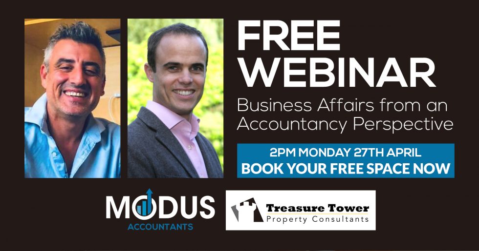 WEBINAR: Business Affairs from an Accountancy Perspective with Treasure Tower Property Consultants - 27th April